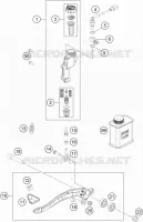 REAR BRAKE MASTER CYLINDER