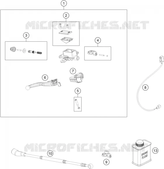 FRONT BRAKE MASTER CYLINDER