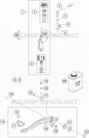 REAR BRAKE MASTER CYLINDER