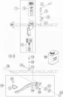 REAR BRAKE MASTER CYLINDER