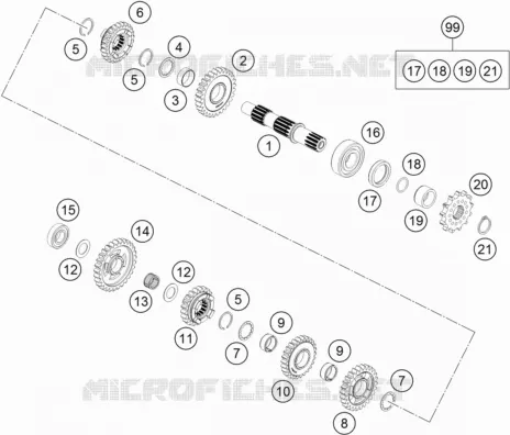 GEARBOX COUNTERSHAFT