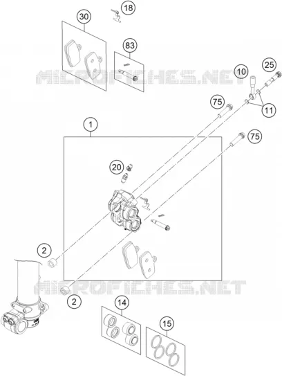 FRONT BRAKE CALIPER