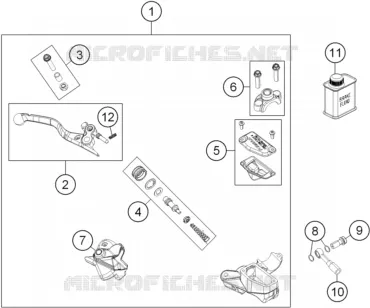FRONT BRAKE MASTER CYLINDER