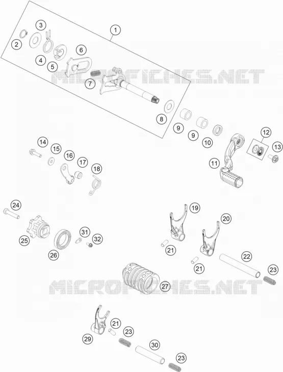 GEAR SHIFTING MECHANISM