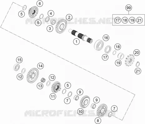 GEARBOX COUNTERSHAFT