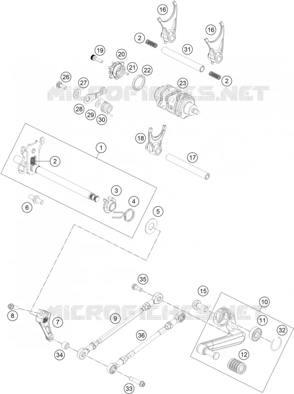 GEAR SHIFTING MECHANISM