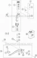 REAR BRAKE MASTER CYLINDER