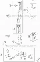 REAR BRAKE MASTER CYLINDER