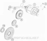 ELECTRIC STARTER MOTOR