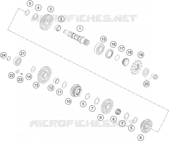 GEARBOX COUNTERSHAFT