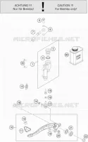 REAR BRAKE MASTER CYLINDER