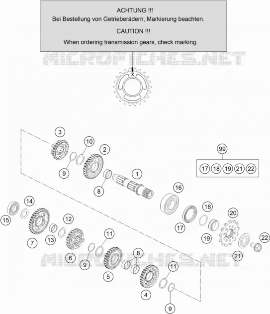 GEARBOX COUNTERSHAFT