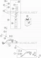 REAR BRAKE MASTER CYLINDER