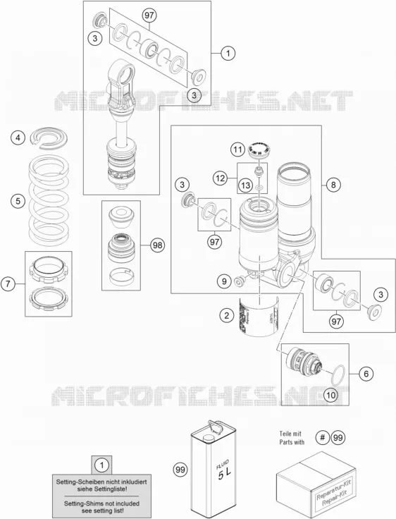 SHOCK ABSORBER (PARTS)