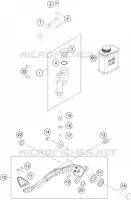 REAR BRAKE MASTER CYLINDER