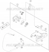 REAR BRAKE CALIPER