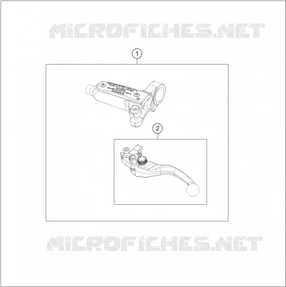 REAR BRAKE MASTER CYLINDER