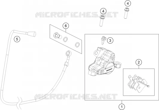 REAR BRAKE CALIPER
