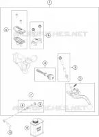 REAR BRAKE MASTER CYLINDER