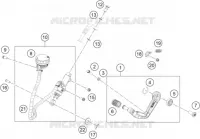 REAR BRAKE MASTER CYLINDER
