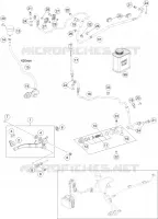 REAR BRAKE MASTER CYLINDER