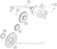 ELECTRIC STARTER MOTOR