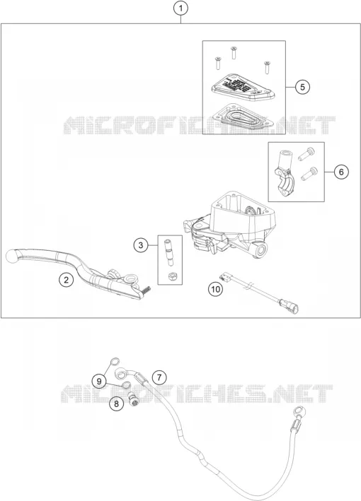 FRONT BRAKE MASTER CYLINDER