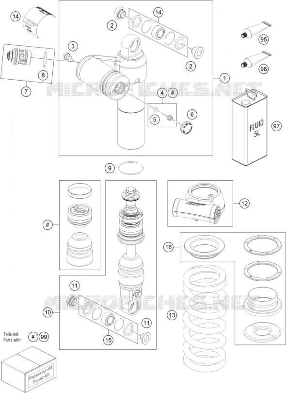 SHOCK ABSORBER (PARTS)